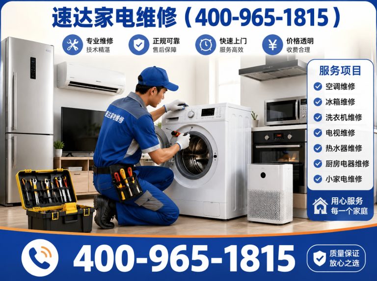 十堰速达家电维修展示图